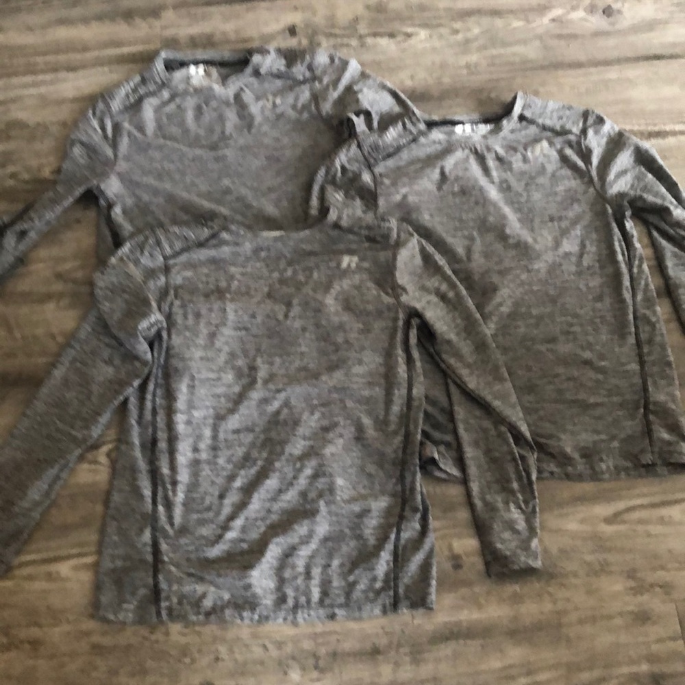 Russell long sleeve shirt gray-3 shirts